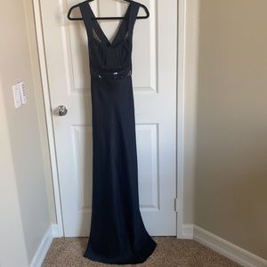 Calvin Klein Size 2 Black Dress Gown GUC